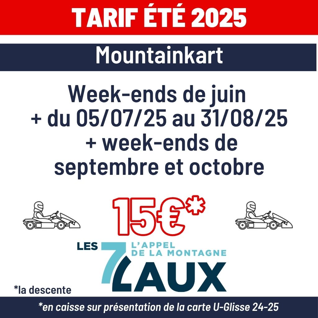 Tarif Mountainkart 7 Laux