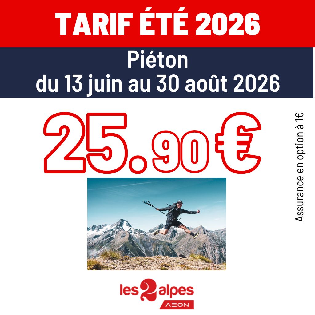 Tarif piéton 2026