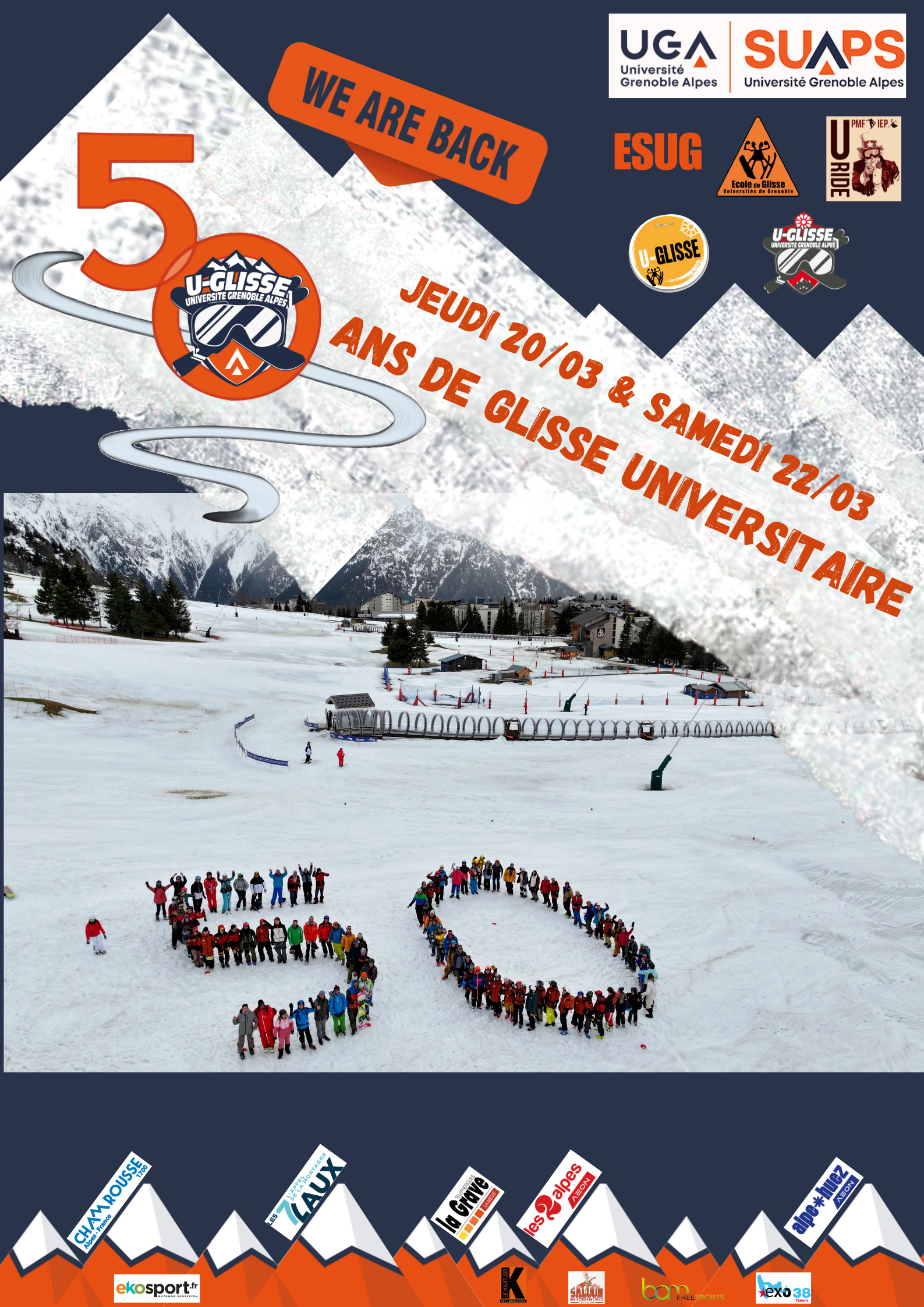 Affiche des 50 ans Merci à vous